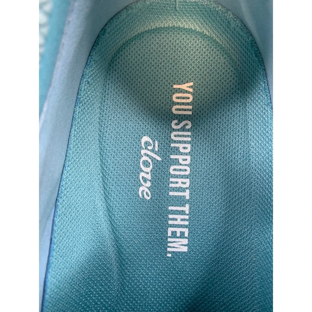 Clove Women's Blue Slip On Nursing Shoes Healthcare Sneakers 7 Comfort Shoes